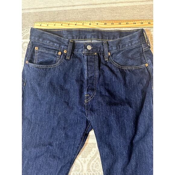 Levi's 501 Original Fit Straight Leg, Button Fly, Size W32 L32 - Picture 3 of 8